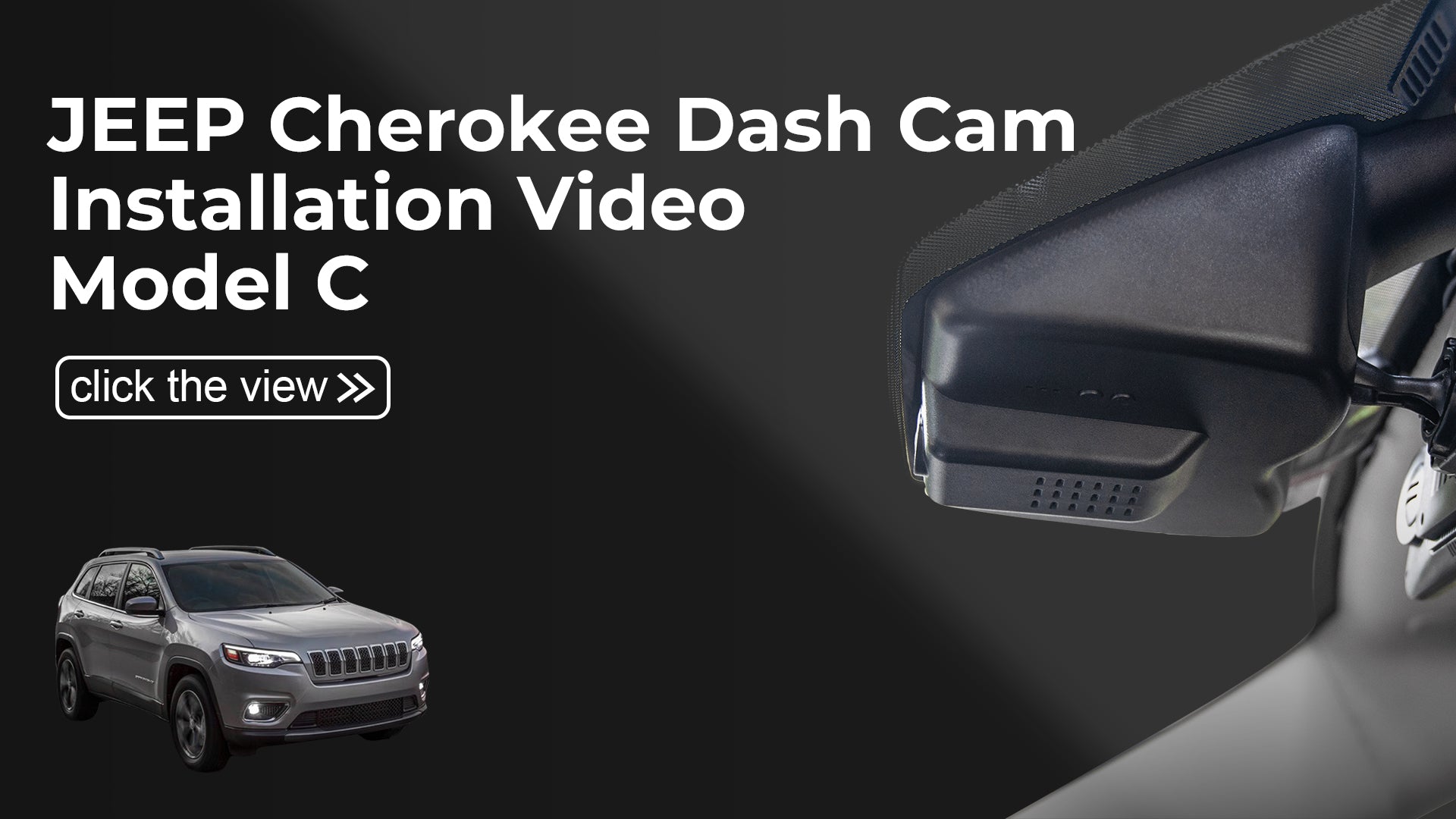 Load video: Mangoal Front 4K HDR Dash Cam STARVIS 2 for Jeep Grand Cherokee 2016-2021 & WK 2022 (Model C)