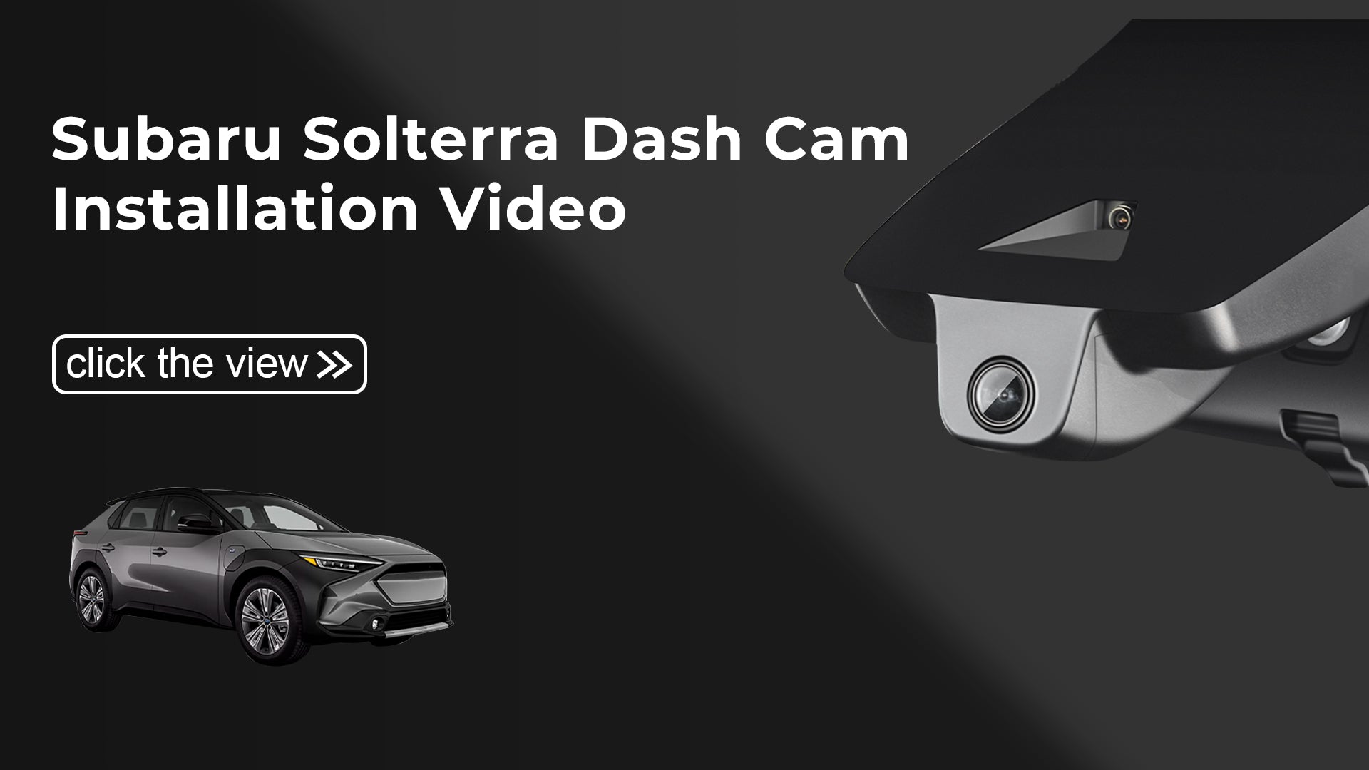 Load video: Mangoal Front 4K HDR Dash Cam STARVIS 2 for Subaru Solterra 2023-2026