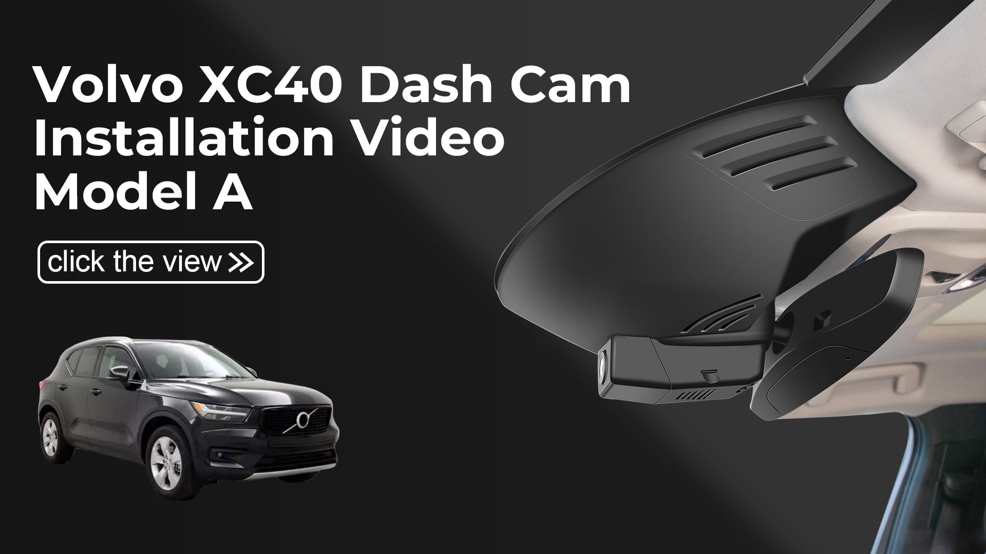Load video: Mangoal Front 4K & Rear 2K HDR Dash Cam, Dual STARVIS 2 IMX678 IMX675, for Volvo XC40 2019-2022(Model A)