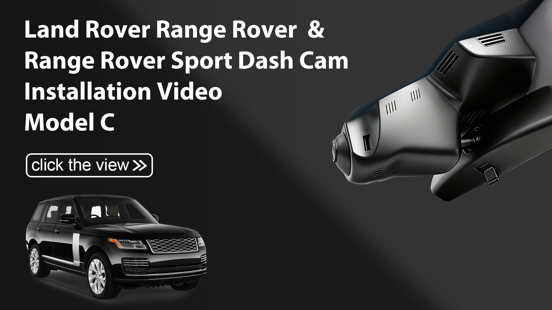 Load video: Mangoal Front 4K & Rear 2K HDR Dash Cam, Dual STARVIS 2 for Land Rover Range Rover Gen4 & Range Rover Sport 2018-2022(Model C)