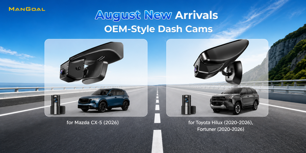 Coming August: OEM Dash Cams for Toyota Hilux, Fortuner & Mazda CX-5