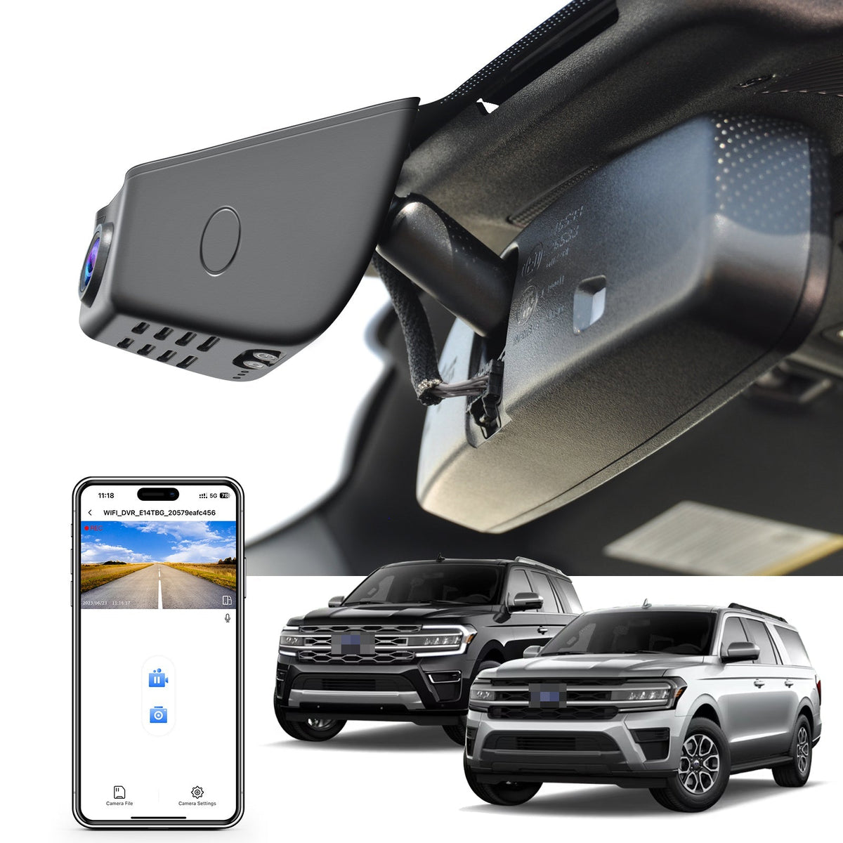 Mangoal OBD-kabel Voor Dashcam – Upgrade Met Parkeermodus – Laagspanningsbeveiliging – 8-pins Connector – Alleen Voor Mangoal Dashcams – Professionele Installatie Aanbevolen