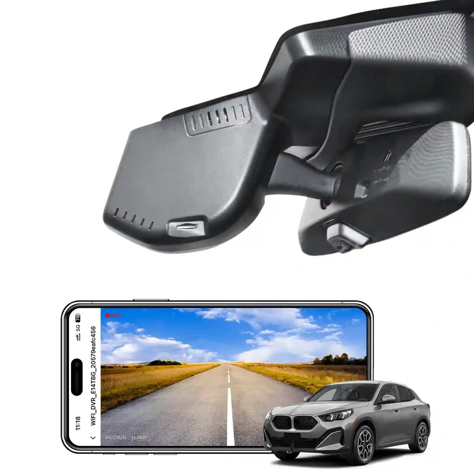 BMW X2 gen2 Dashcamera fitcamx 