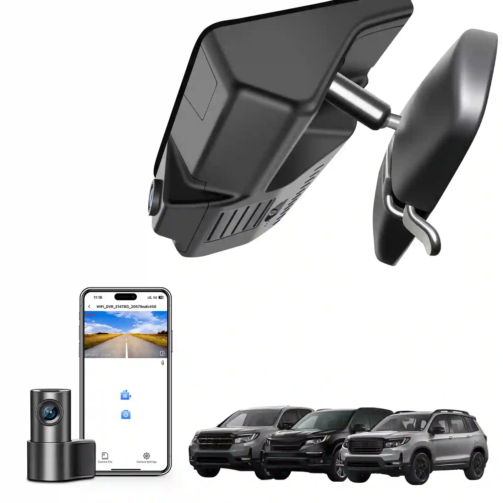 Honda pilot dash camera Car monitoring system with camera 