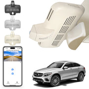 Mangoal 4K Front & 2K Rear 2 Channel HDR Dash Cam, Dual STARVIS 2 IMX678 IMX675 for Mercedes-Benz GLC Gen1 X253/C253 2016-2020(Model D Beige)