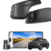 Mangoal Front 4K & Rear 2K HDR Dash Cam, Dual STARVIS 2 IMX678 IMX675, for Volkswagen Amarok 2017-2022 (Model A Black)