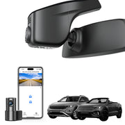 Mangoal Front 4K & Rear 1080p Dash Cam for Volkswagen T-ROC & T-ROC Cabrio 2018-2025 (Model A Black)
