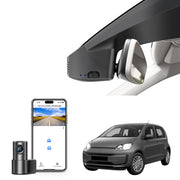 Mangoal 4K Front & 2K Rear 2 Channel HDR Dash Cam, Dual STARVIS 2 IMX678 IMX675, Custom Fit for Volkswagen up! (Model B Black)