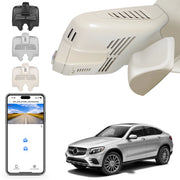 Mangoal 4K Front & 2K Rear 2 Channel HDR Dash Cam, Dual STARVIS 2 IMX678 IMX675 for Mercedes-Benz GLC Gen1 X253/C253 2016-2020(Model B Beige)