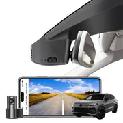 Mangoal 4K Front & 2K Rear 2 Channel HDR Dash Cam, Dual STARVIS 2 IMX678 IMX675, Custom Fit for Volkswagen Tayron 2019-2025(Model B Black)