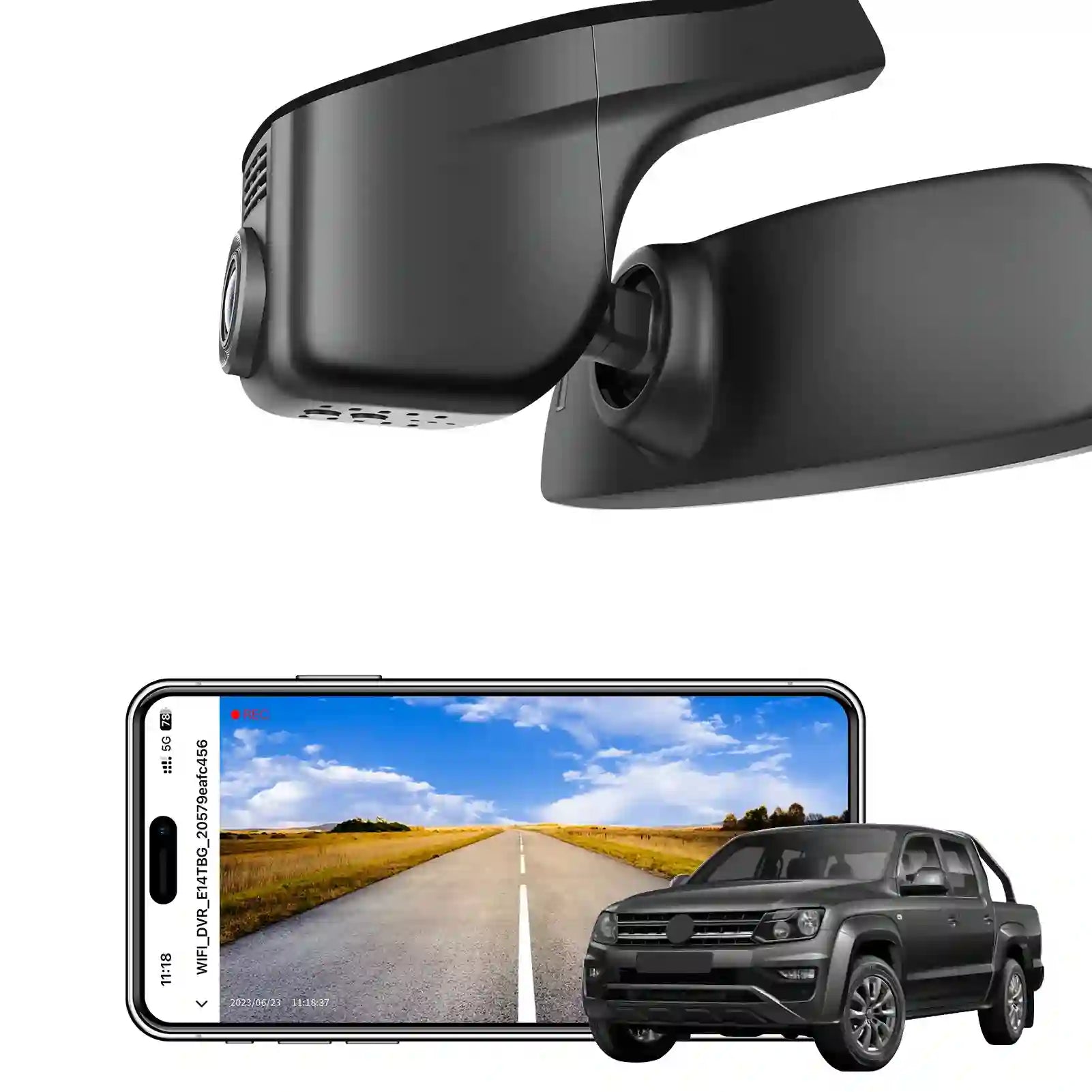 mangoal tech dash camera Car mirror with built-in cameraVW amarok