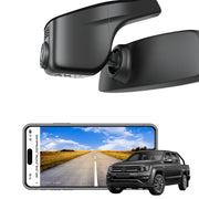 Mangoal Front 4K HDR Dash Cam STARVIS 2 IMX678, Custom Fit for for Volkswagen Amarok 2017-2022 (Model A Black)