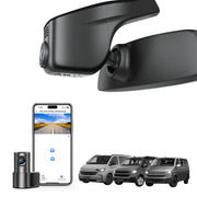 Mangoal Front 4K & Rear 2K HDR Dash Cam, Dual STARVIS 2 IMX678 IMX675, for Volkswagen Transporter T6 T6.1 Multivan & California & Caravelle (Model A Black)