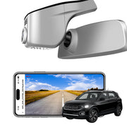 Mangoal Front 4K HDR Dash Cam STARVIS 2 IMX678, Custom Fit  for VolksWagen T-Cross 2020-2024(Model A Gray)