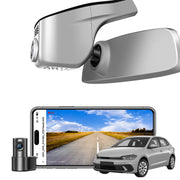 Mangoal 4K Front & 2K Rear 2 Channel HDR Dash Cam, Dual STARVIS 2 IMX678 IMX675, Custom Fit for VolksWagen Polo 2018-2024 (Model A Gray)