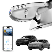 Mangoal Front 4K HDR Dash Cam STARVIS 2 for Volkswagen Golf & Golf GTI & Golf R MK 7/7.5/8 2015-2025 (Model A Gray)