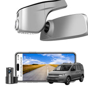 Mangoal Front 4K & Rear 2K HDR Dash Cam, Dual STARVIS 2 IMX678 IMX675,  for Volkswagen Caddy 2016-2026 (Model A Gray)