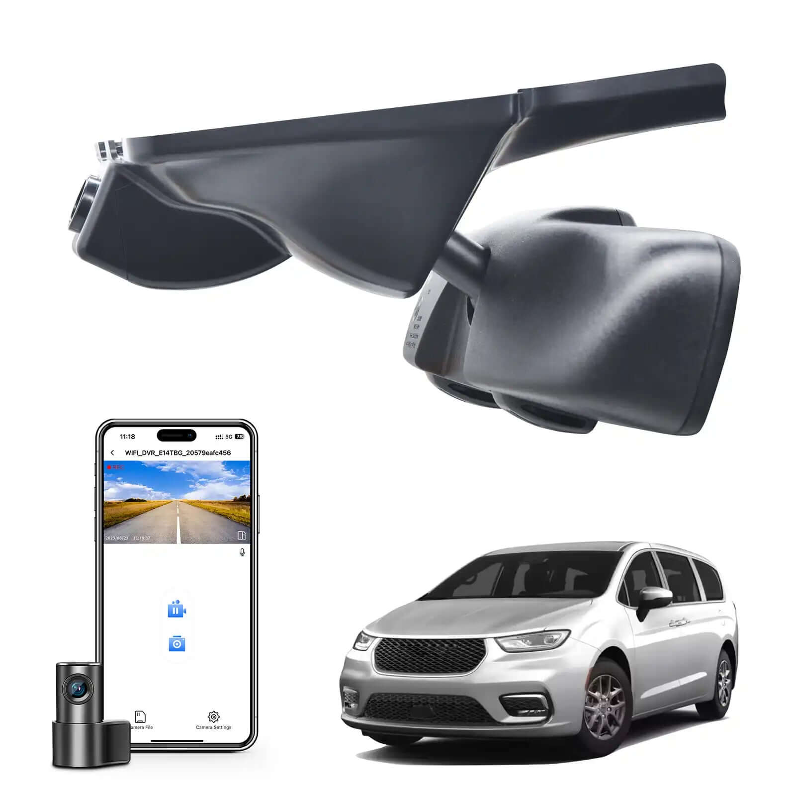 Chrysler Pacifica dash cam 