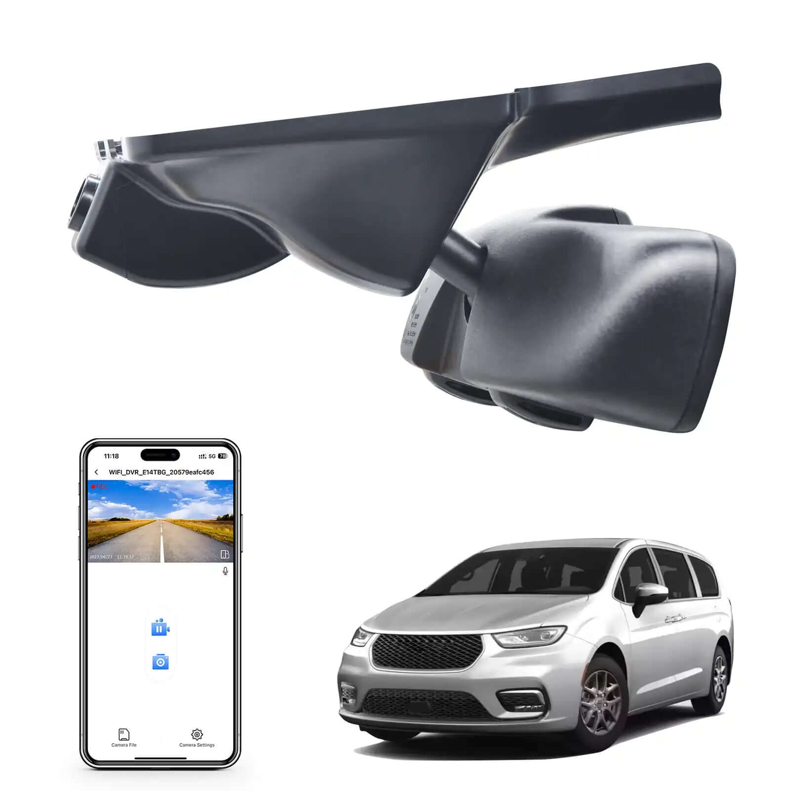 Chrysler Pacifica dash cam 