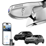 Mangoal Front 4K & Rear 2K HDR Dash Cam, Dual STARVIS 2, for Volkswagen Golf & Golf GTI & Golf R MK 7/7.5/8 2015-2025 (Model A Gray)