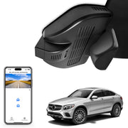 Mangoal Front 4K HDR Dash Cam STARVIS 2 IMX678 for Mercedes-Benz GLC Gen1 X253/C253 2016-2020(Model E Black)