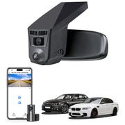 Mangoal Front 4K & Rear 2K HDR Dash Cam, Dual STARVIS 2 IMX678 IMX675, for BMW 5 Series Gen6 F07 F10 F11 F18 2014-2016 Select 2017 M5 F10(Model C)