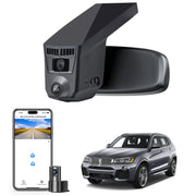 Mangoal 4K Front & 2K Rear 2 Channel HDR Dash Cam, Dual STARVIS 2 IMX678 IMX675, Custom Fit for BMW X3 F25 Gen2 2013-2017(Model C)
