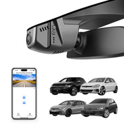 Mangoal Front 4K HDR Dash Cam STARVIS 2 IMX678 for Volkswagen Golf & Golf GTI & Golf R MK 7/7.5/8 2015-2025 (Model B Black)