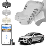 Mangoal Front 4K & 1080P Dash Cam for Mercedes-Benz GLC Gen1 X253/C253 2016-2020 (Model D Gray)