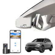 Mangoal 4K Front & 2K Rear 2 Channel HDR Dash Cam, Dual STARVIS 2 IMX678 IMX675, Custom Fit for Volkswagen Tiguan 2018-2024 Gen2 AD/BW (Model B Gray)