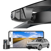 Mangoal Front 4K & Rear 2K HDR Dash Cam, Dual STARVIS 2 IMX678 IMX675,  for VolksWagen Polo 2018-2024 (Model B Black)