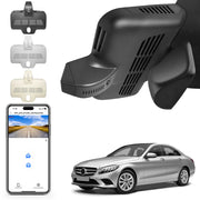 Mangoal Front 4K HDR Dash Cam STARVIS 2 IMX678 for Mercedes-Benz C-Class Gen4 W/S/C/A 205 2015-2021(Model D Black), C200 C250 C300 etc