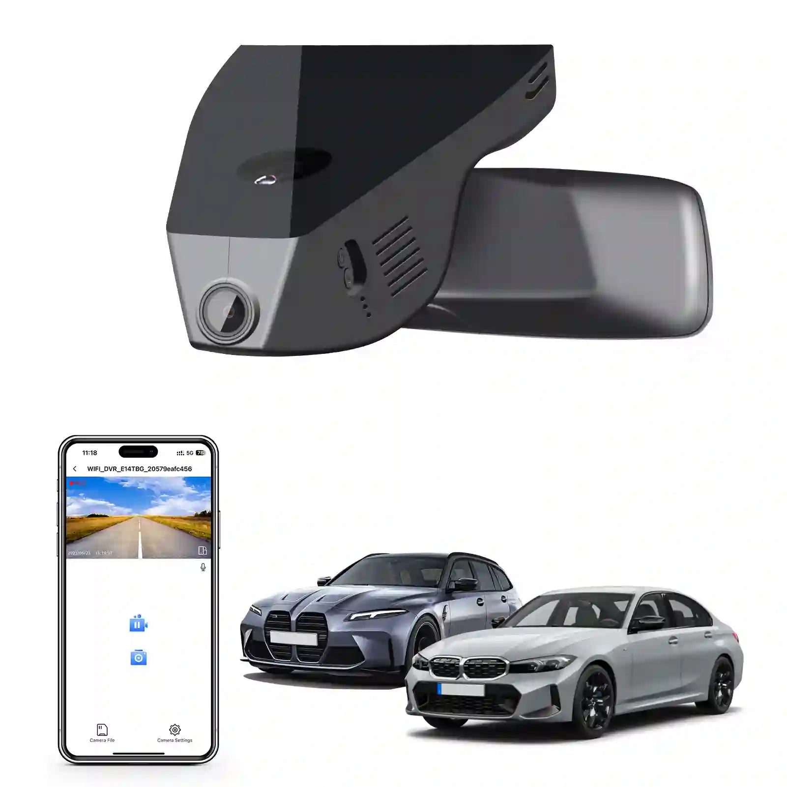 BMW 3-Series Gen-7 dash camera 