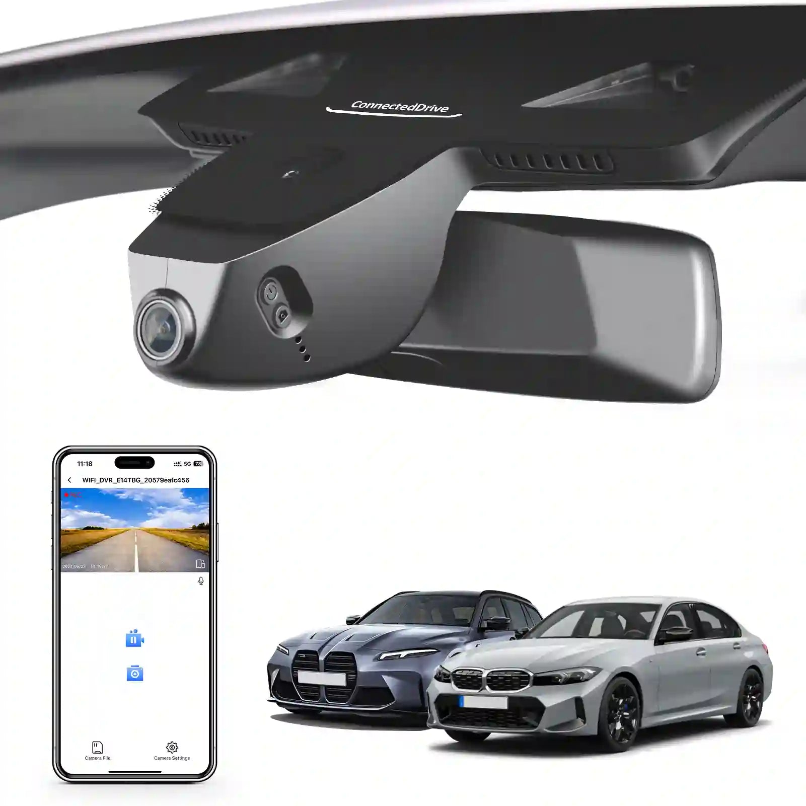 BMW 3-Series Gen-7 Model-D dash camera 