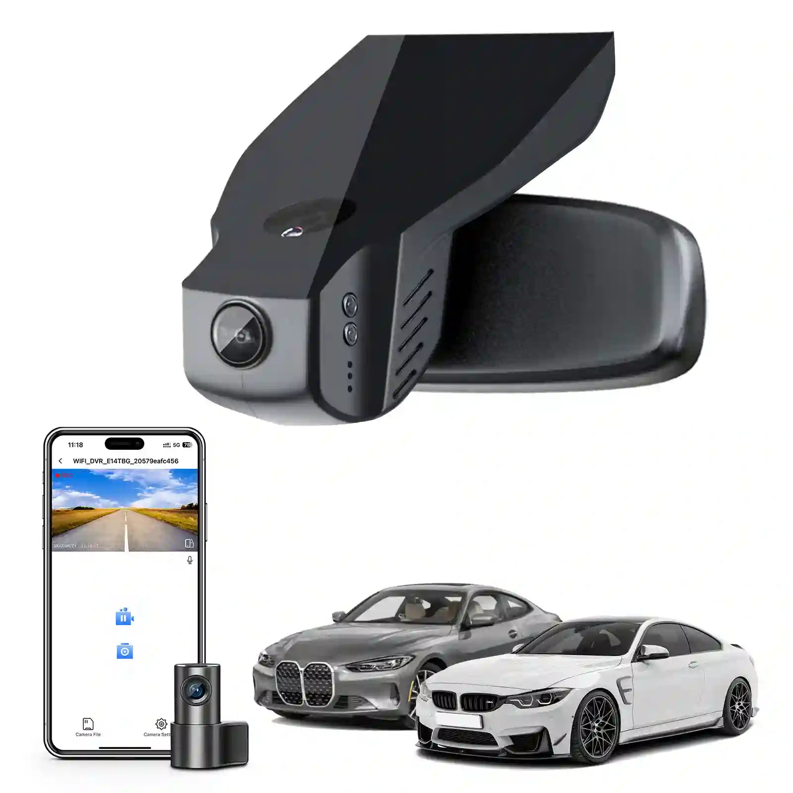 bmw i4 dash cam 4 series gen 1 dual model B dual camera