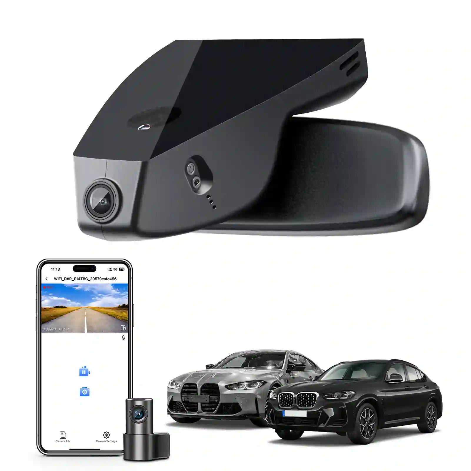 front 4k rear 1080p dual dashcam bmw gen2 