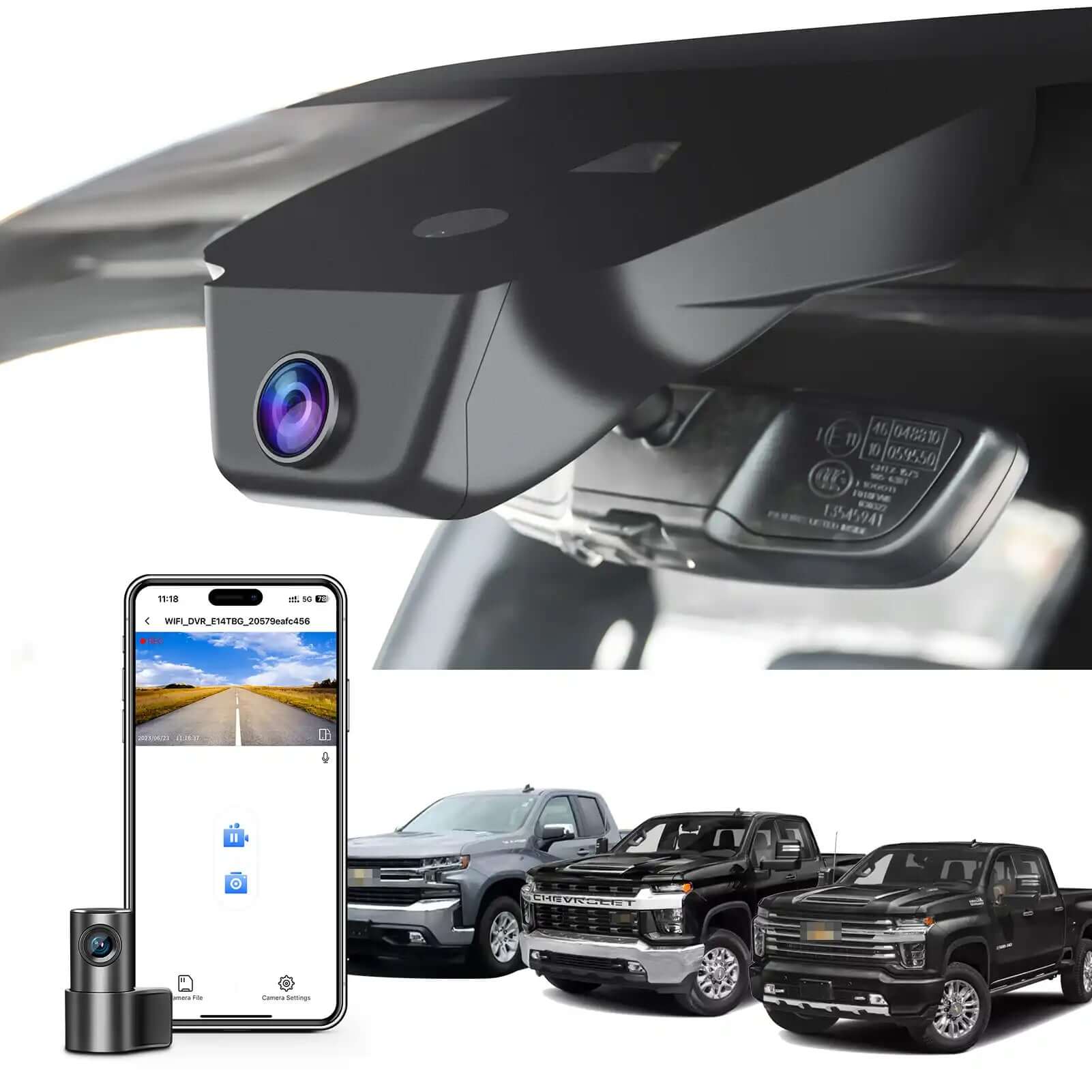 Chevy Silverado dash cam