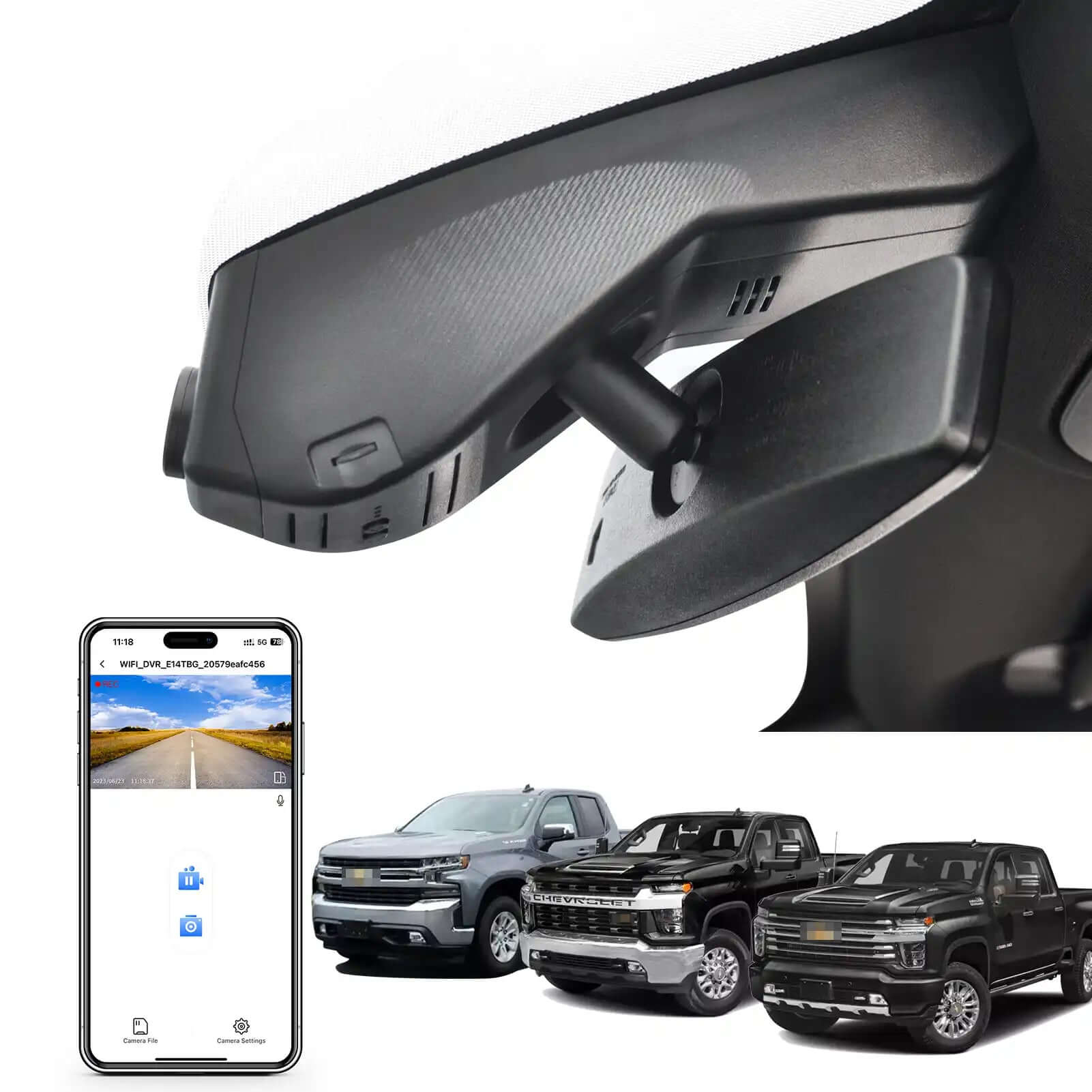 Chevy Silverado dash cam