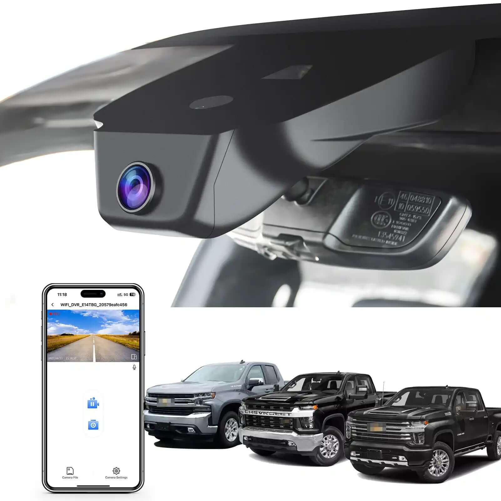 Chevy Silverado dash cam