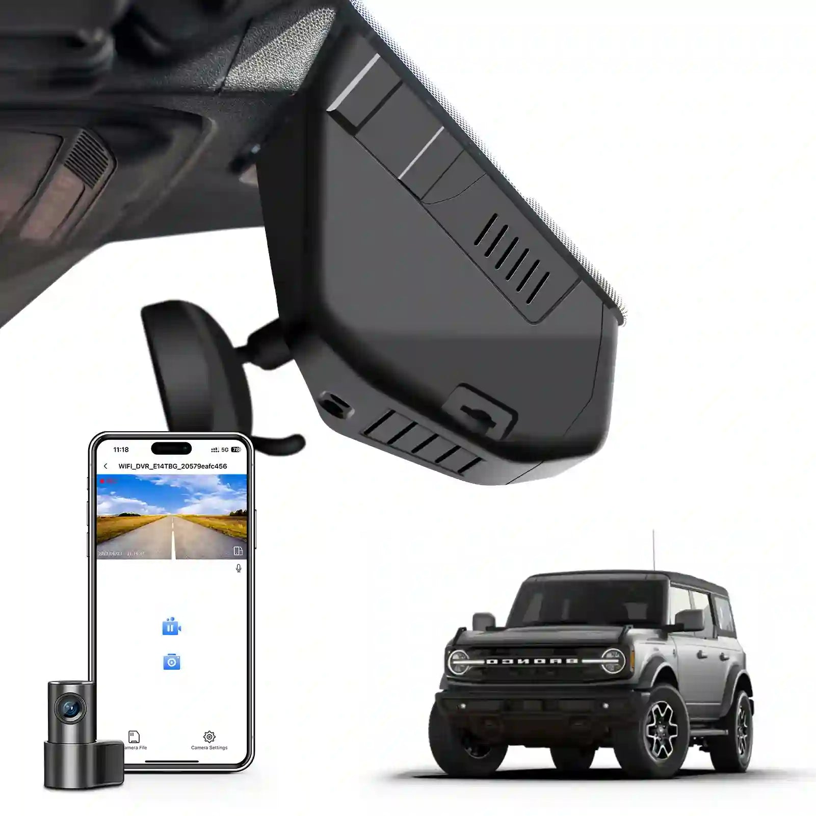 2021 ford bronco dash cam 