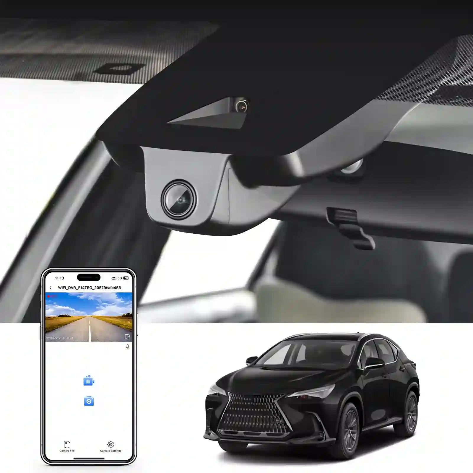 Luxus Nx Model C single dash camera 