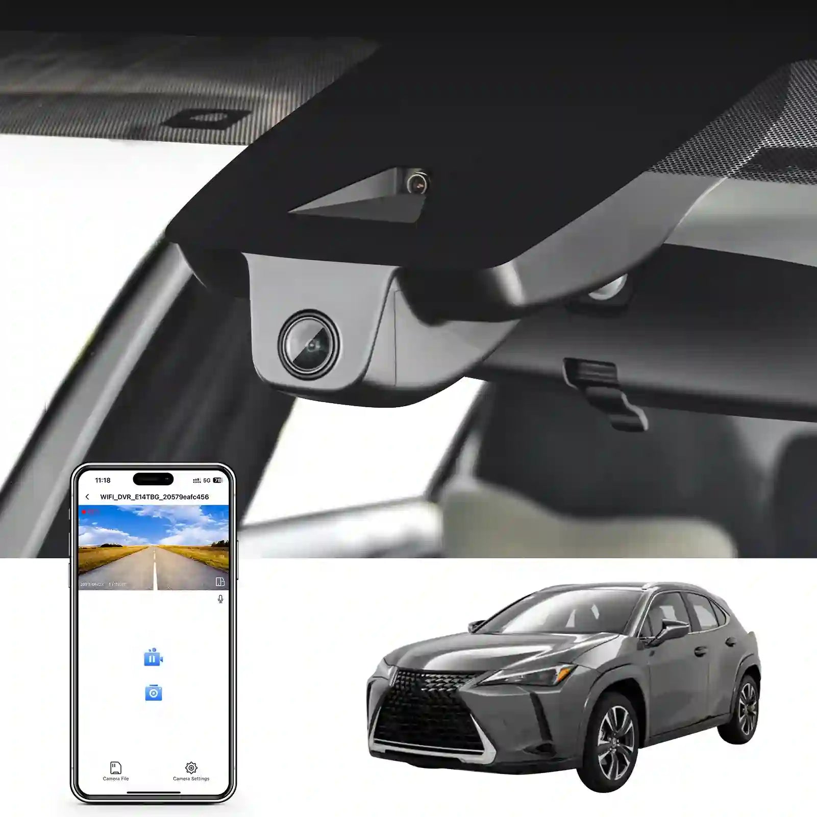 Lexus Ux Model B Single Dash Camera 