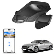 Car dashboard camera, smartphone with app interface, and car mercedes gen-6 dash camera one channel dash camera by mangoal tech dash camera 