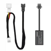 Power adapter with cable on a white background