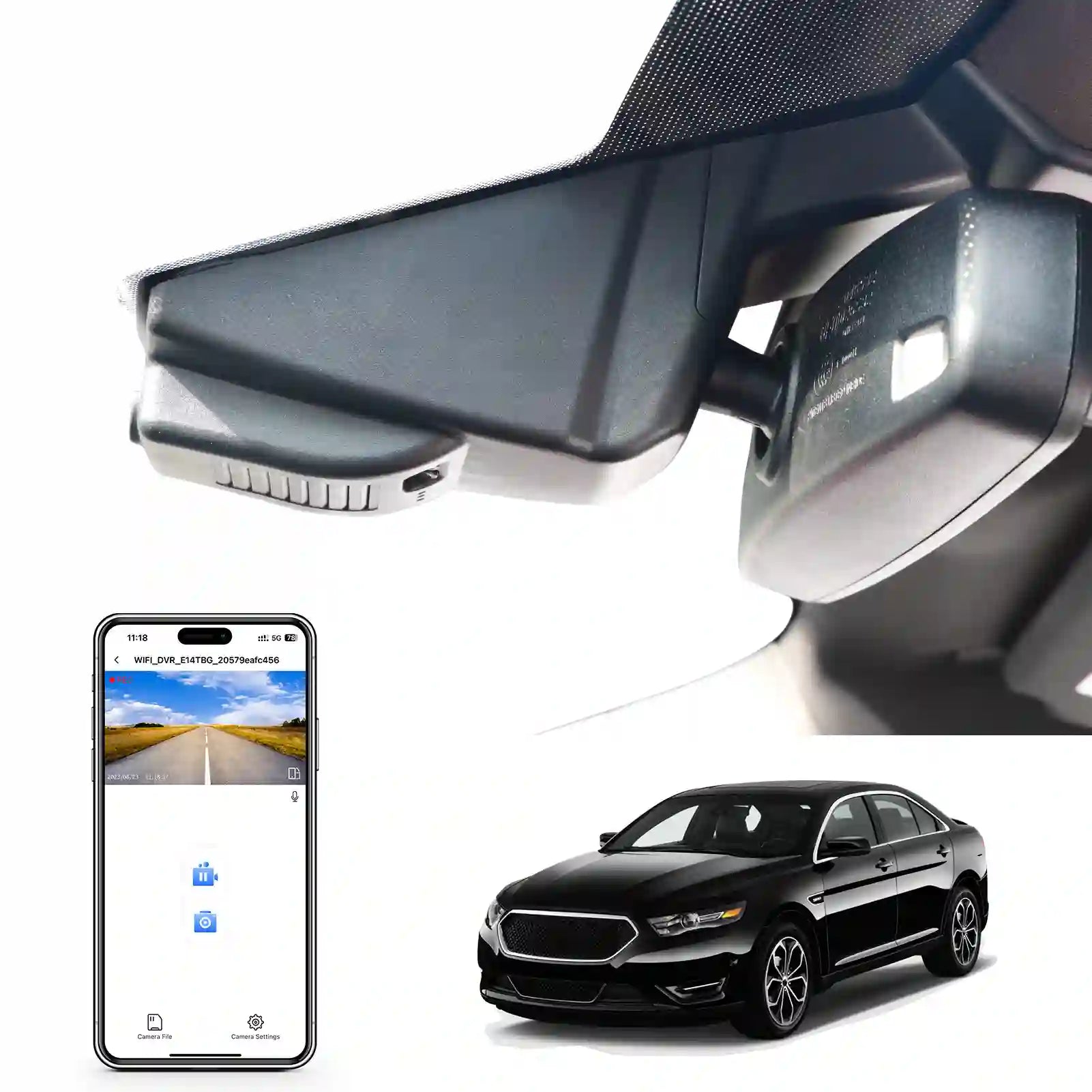 Mangoal tech HD Dash cam for Ford Taurus 2013-2019 (Model B) – mangoal