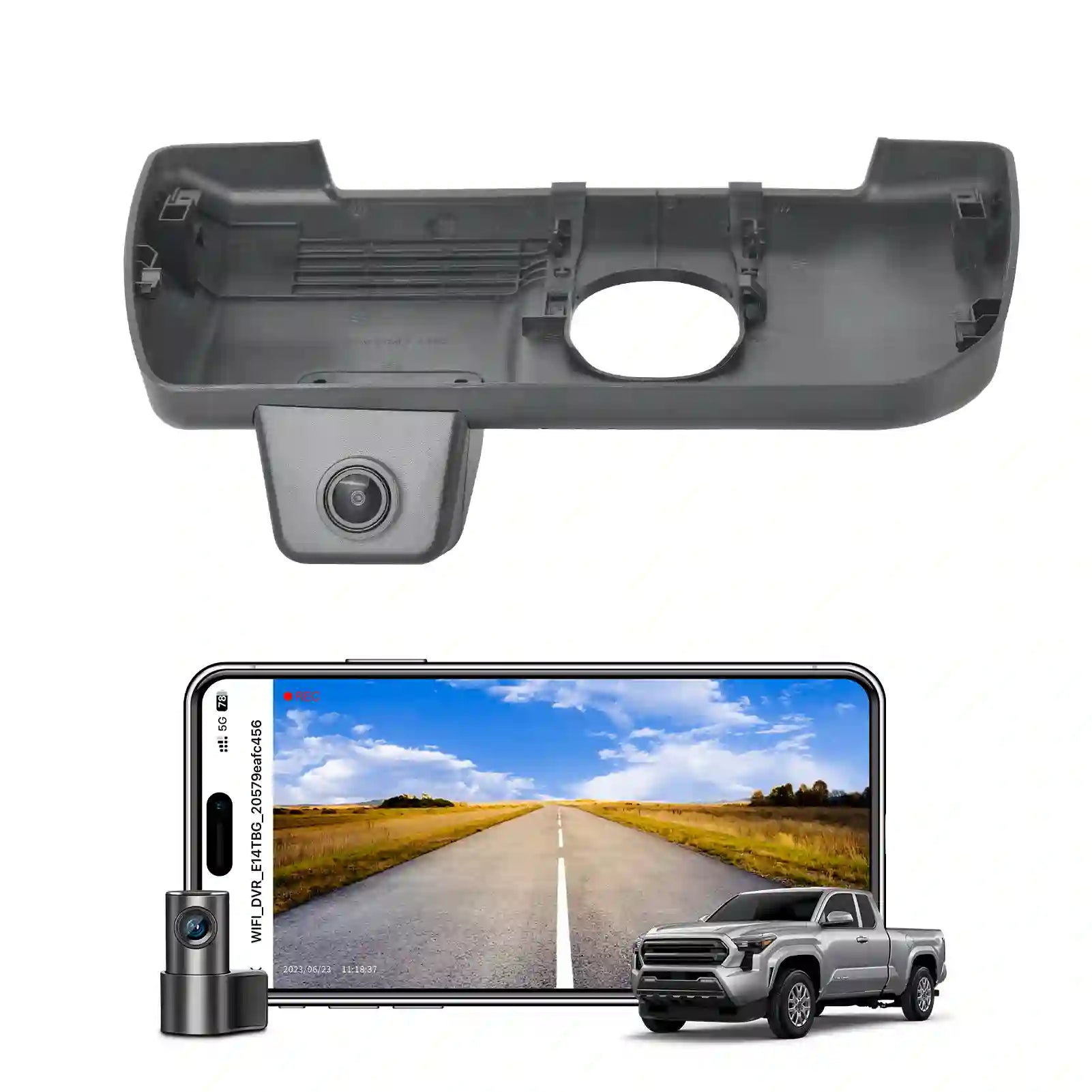 Mangoal Front 4K & Rear 1080P Dash Cam for Toyota Tacoma & Hybrid – mangoal