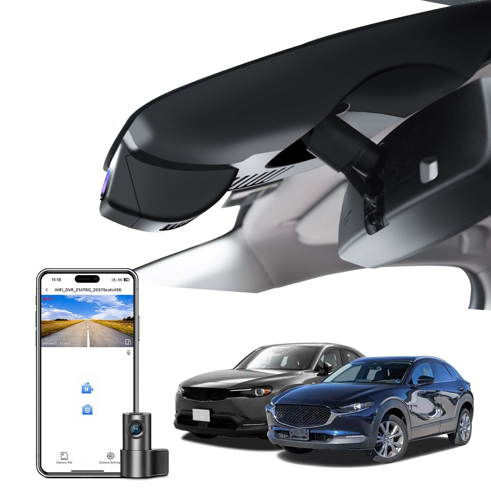 Mangoal Dash Cam for Mazda CX-30 2020-2023 & MX-30 EV 2022-2023 (Model A)
