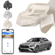 Mangoal Front 4K HDR Dash Cam STARVIS 2 IMX678 for Mercedes-Benz E-Class W213 Gen5 E-Class 2017-2023 & E53 E63 AMG 2018-2024(Model C Beige)
