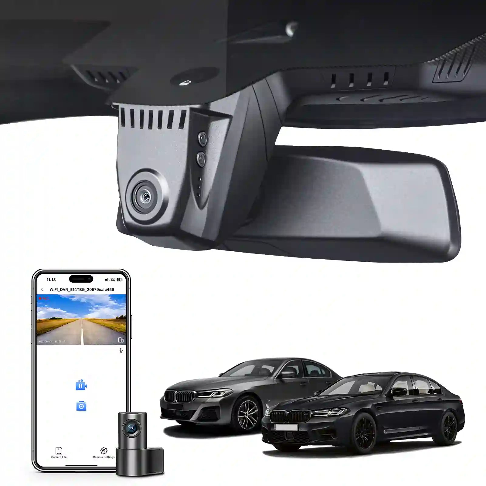 dual dashcamera bmw 5 series gen7 