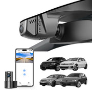 Mangoal Front 4K & Rear 2K HDR Dash Cam, Dual STARVIS 2 IMX678 IMX675, for Volkswagen Golf & Golf GTI & Golf R MK 7/7.5/8 2015-2025 (Model B Black)